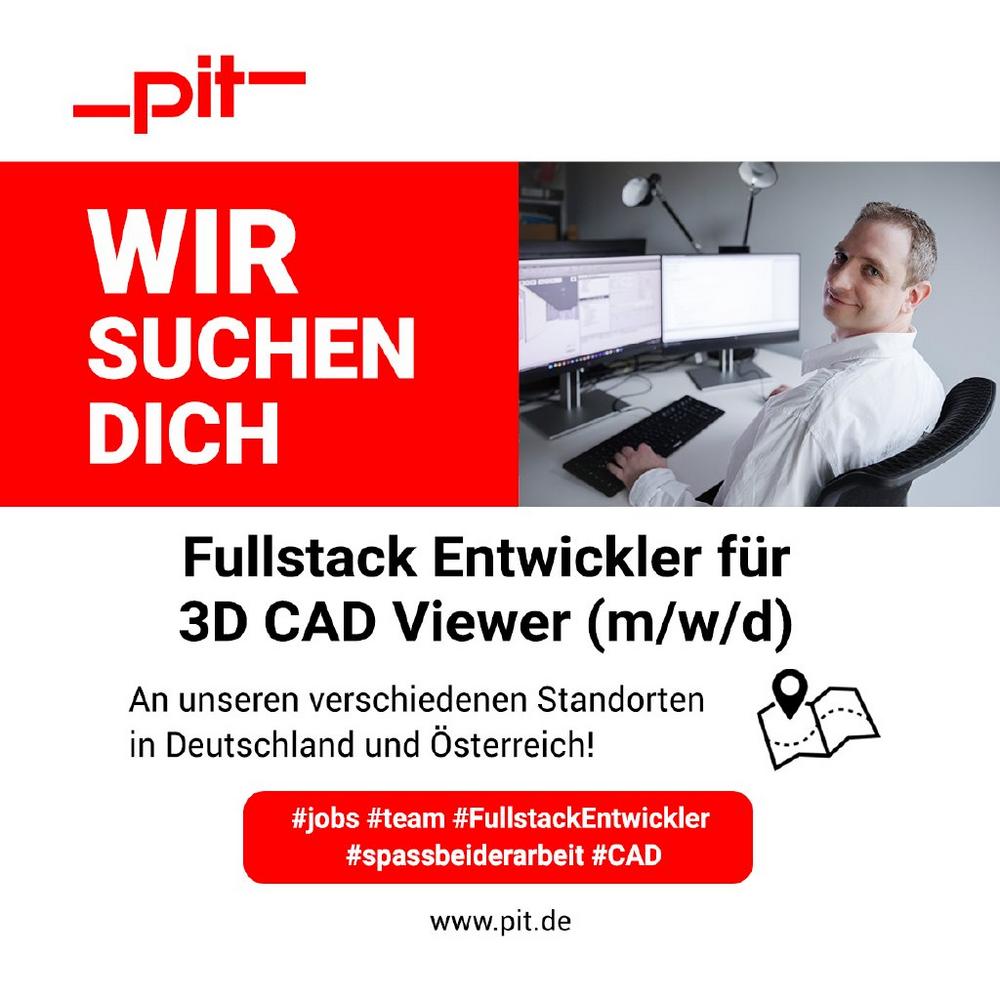 Fullstack Entwickler für 3D CAD Viewer (m/w/d) (Vollzeit | Heidelberg)