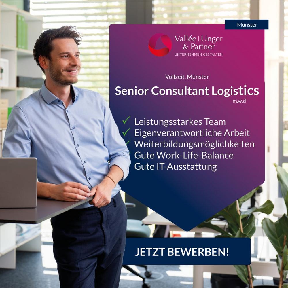 Senior Consultant Logistics (Vollzeit, Münster) (Vollzeit | Münster / Telearbeit)