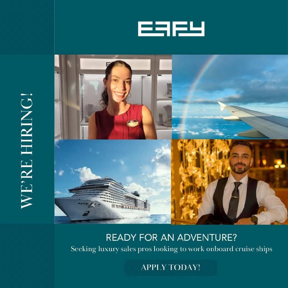 Verkaufsberater:in (m/w/d) für Luxusprodukte an Bord internationaler Kreuzfahrtschiffe (Vollzeit | Hamburg)