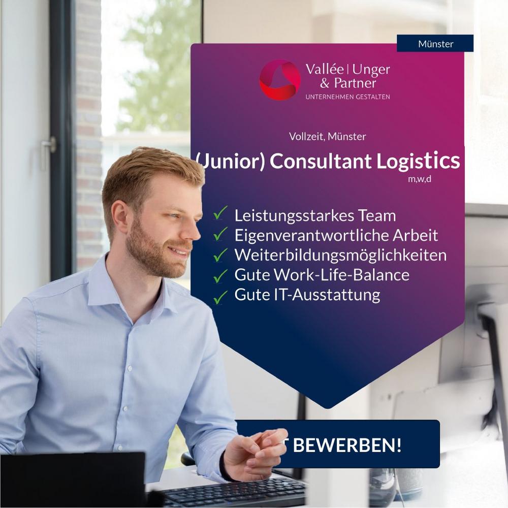 (Junior)Consultant Logistics (Vollzeit | Münster)